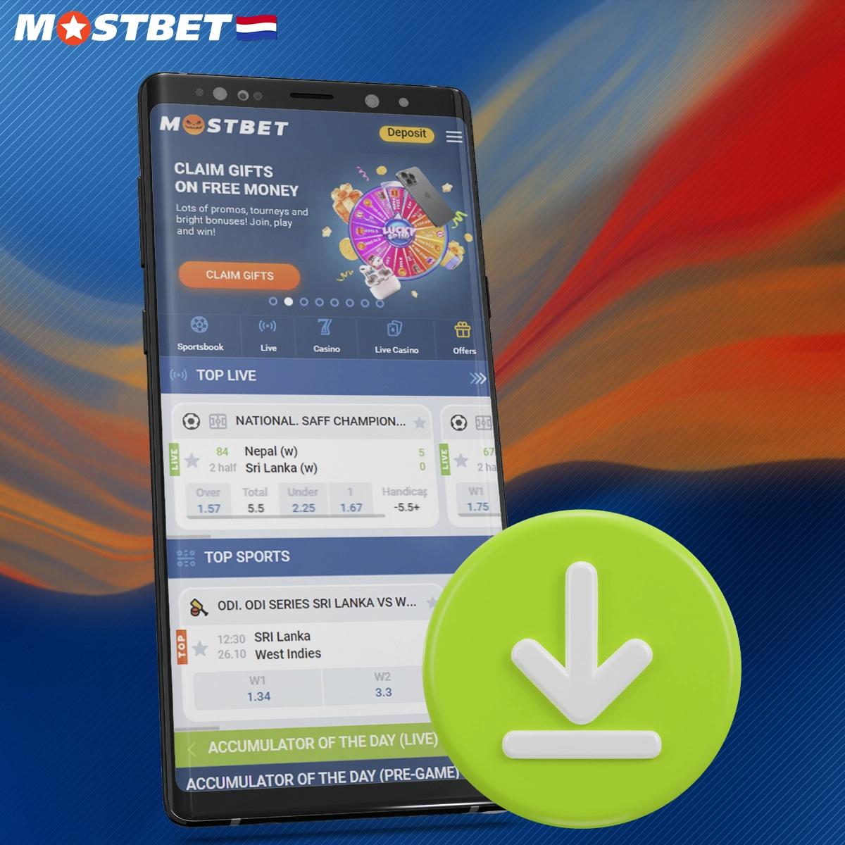 Beoordeling van de Mostbet Android-app