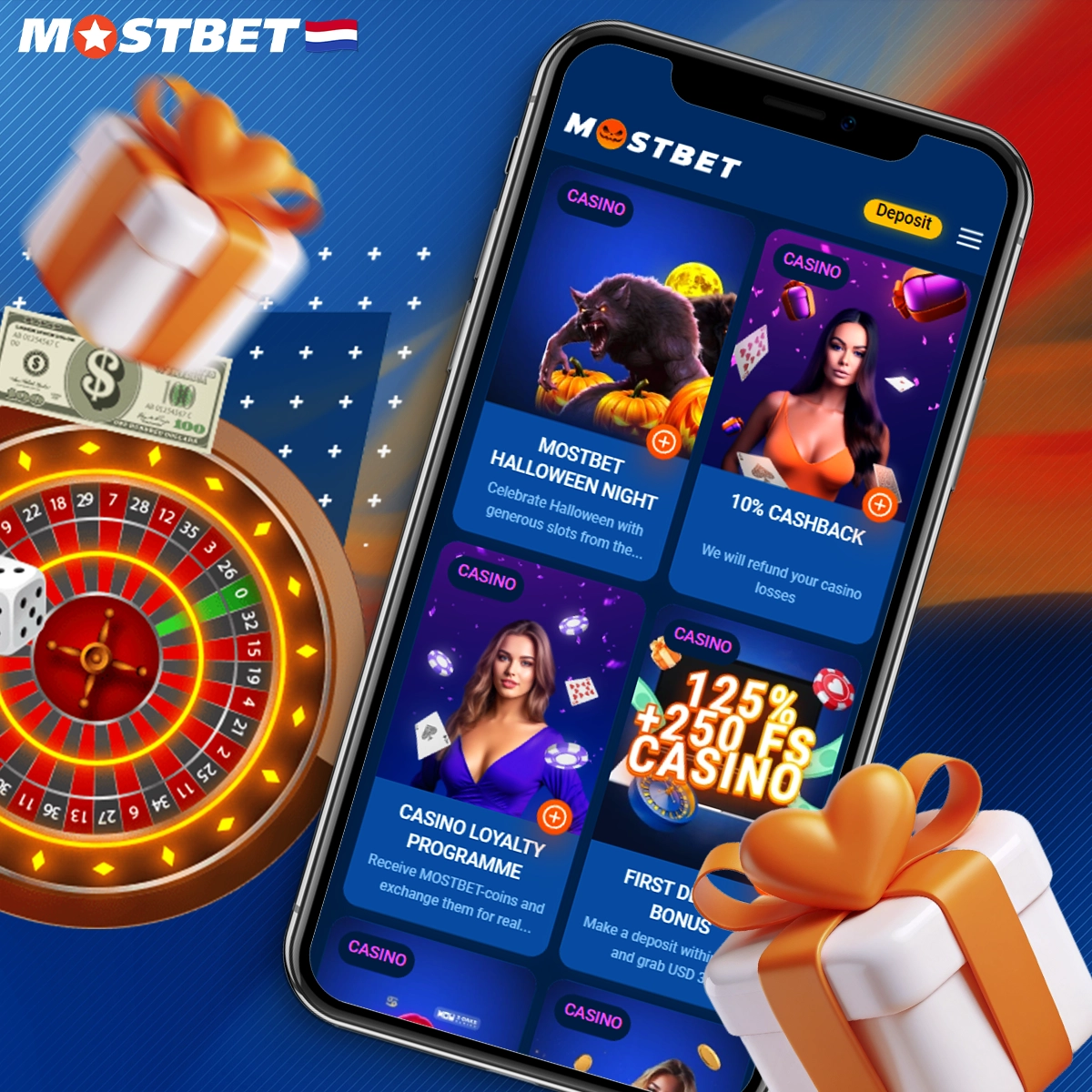 Beoordeling van de casinobonussen van Mostbet.