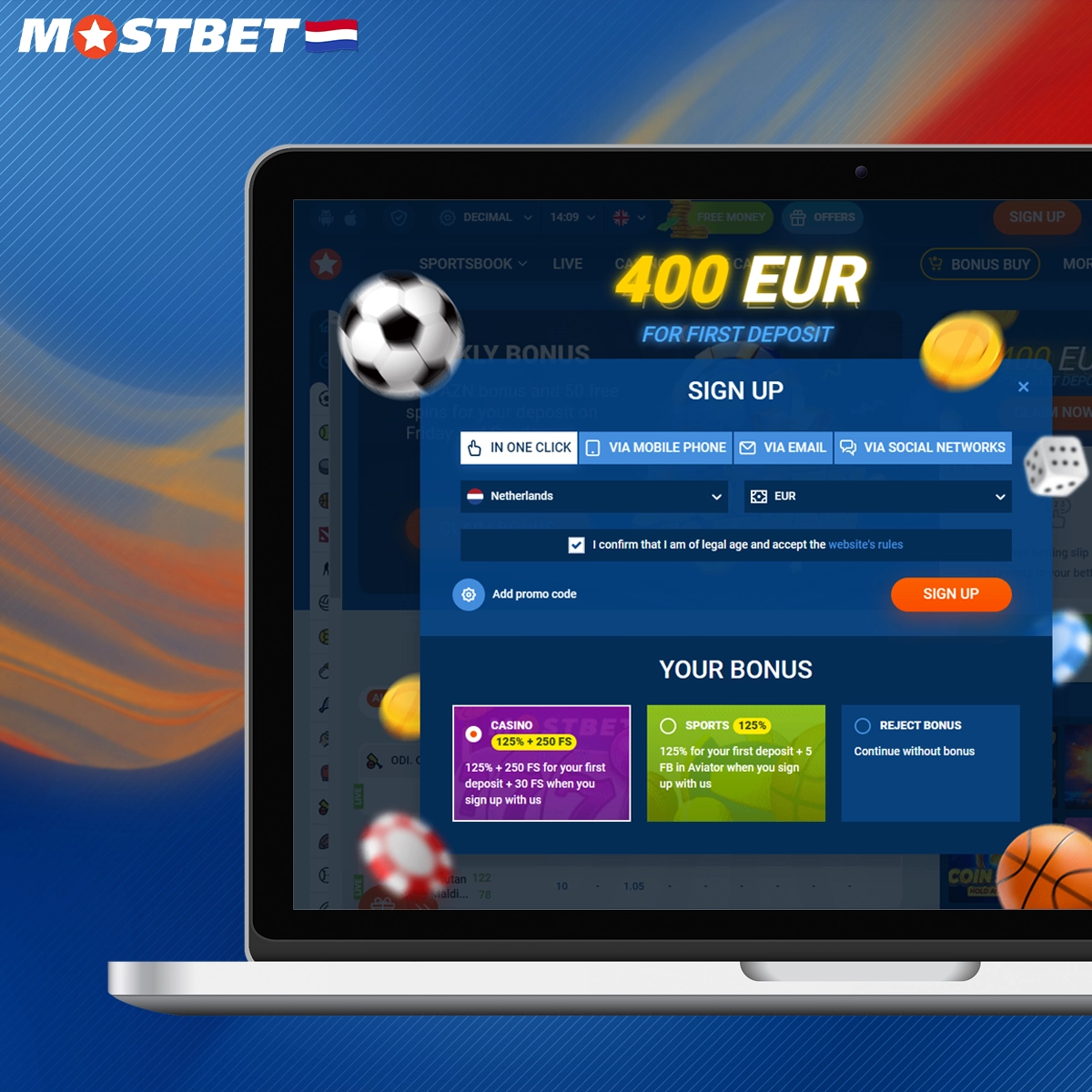 Instructies voor het verifiëren van je account bij Mostbet.