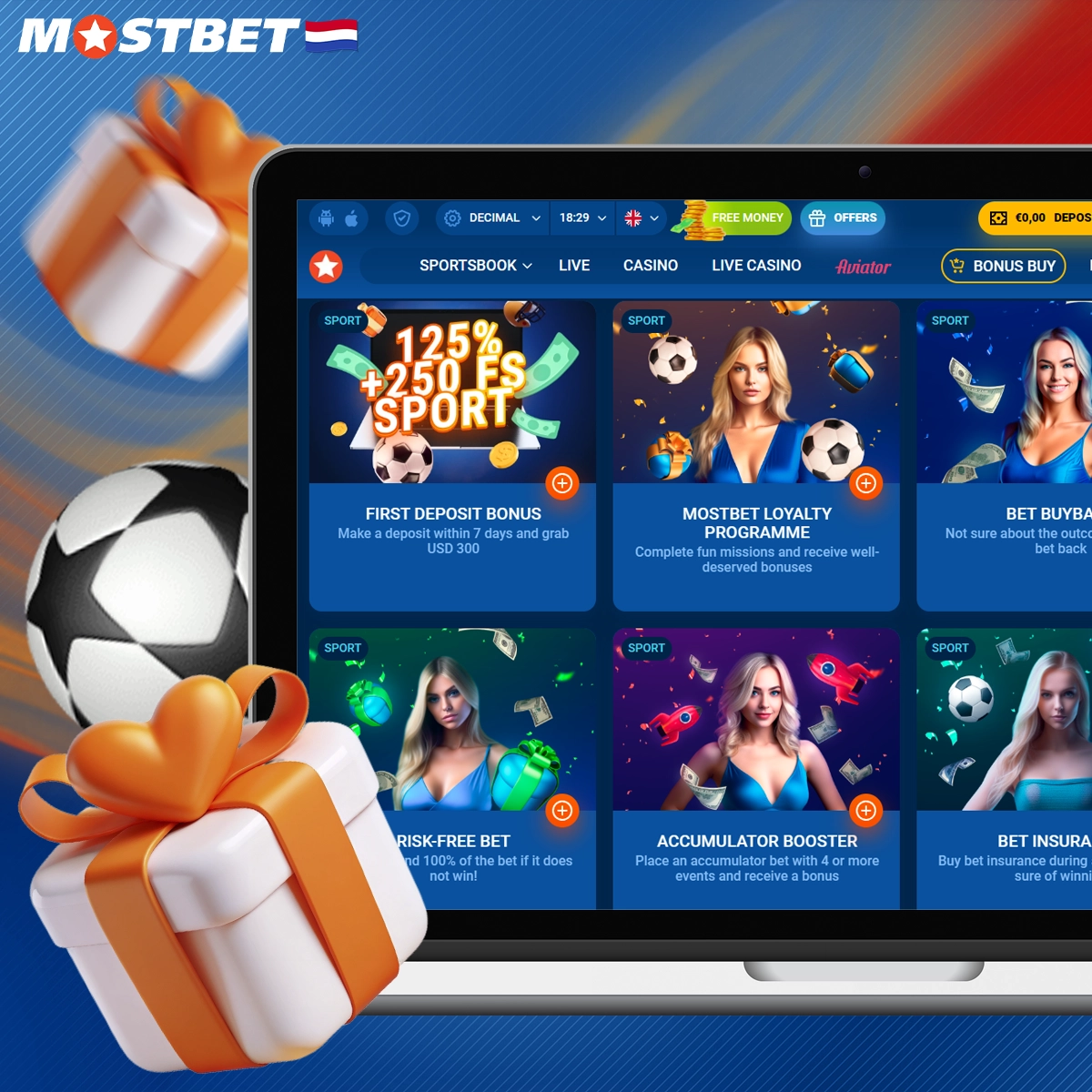 Een bespreking van de sportbonussen bij Mostbet