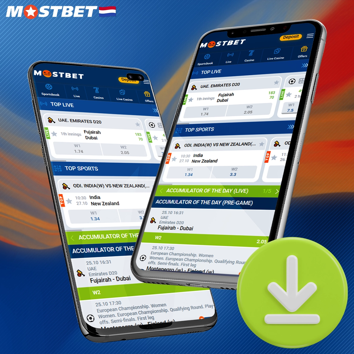 Beoordeling van de Mostbet-app in Nederland.