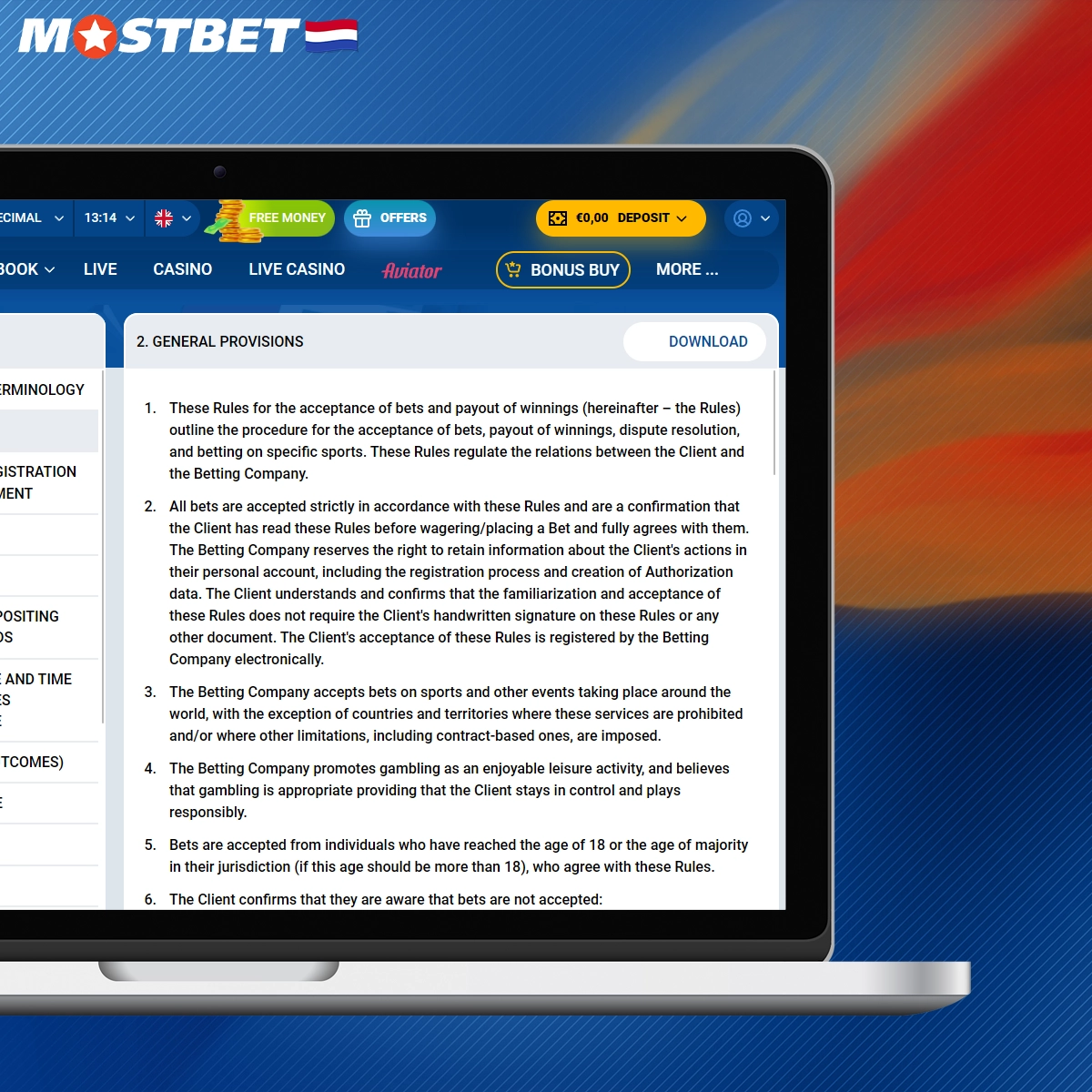 Wat zijn de verantwoordelijkheden van Nederlandse spelers bij Mostbet?