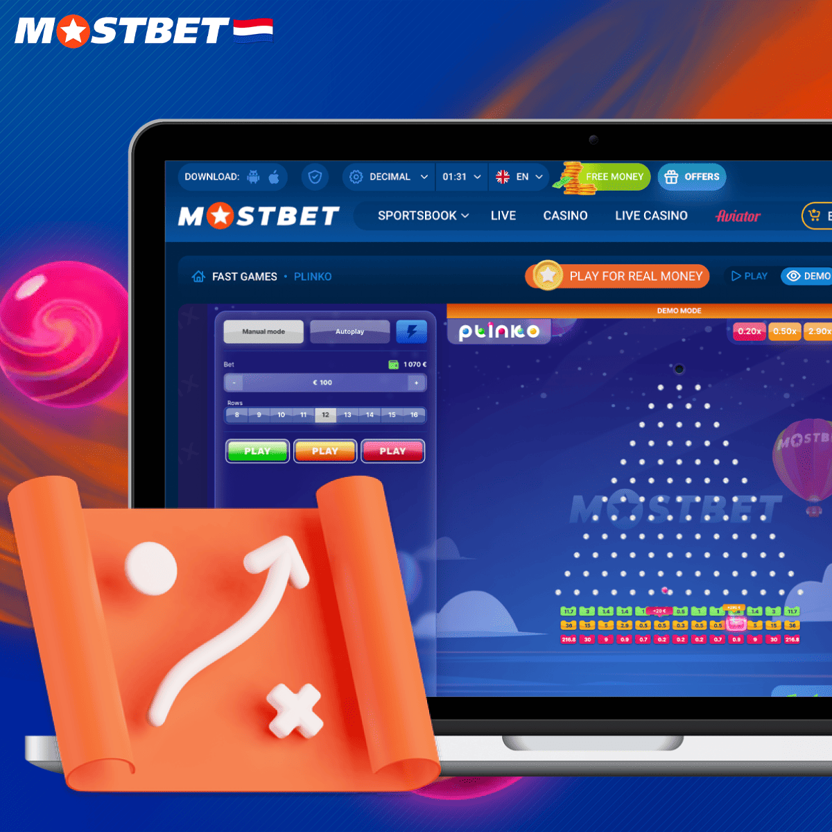 Basisstrategieën voor het spelen van Plinko bij Mostbet Casino in Nederland